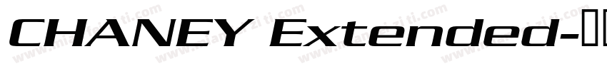 CHANEY Extended字体转换